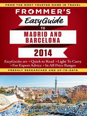 cover image of Frommer's EasyGuide to Madrid and Barcelona 2014